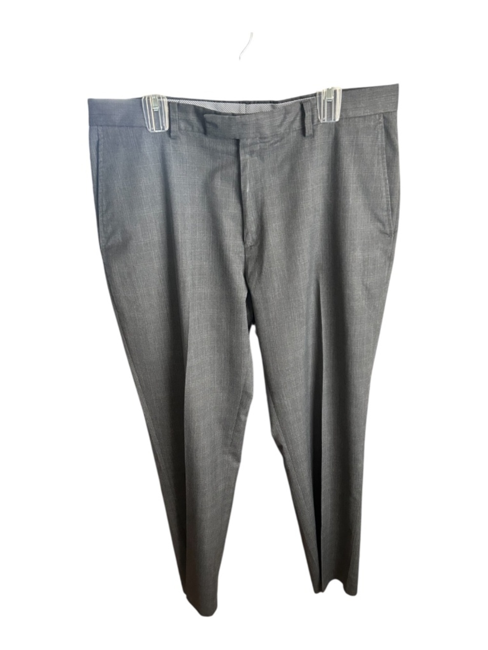 Men's Hagger's Gray Straight Dress Pants-Size 33x32